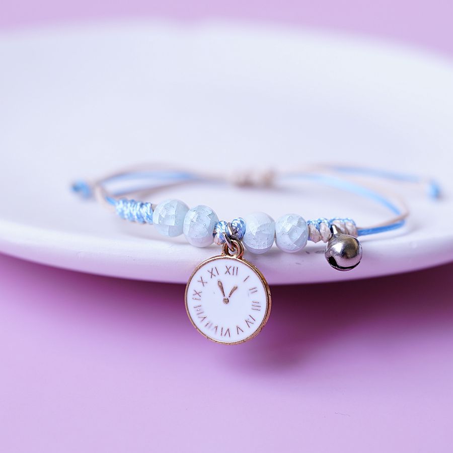 Cute Cartoon Rabbit Carrot Alloy Beaded Friendship Bracelets for Women