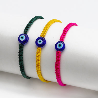 Fashion Evil Eye Braided Unisex Bracelet