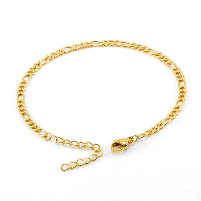 1 Piece Geometric Titanium Steel 18K Gold Plated Unisex Bracelet