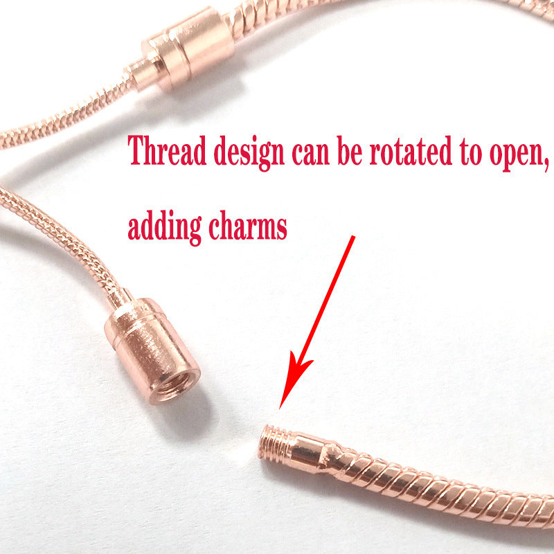 Fashion Adjustable Unisex Snake Chain Bracelet
