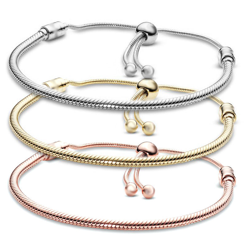 Fashion Adjustable Unisex Snake Chain Bracelet