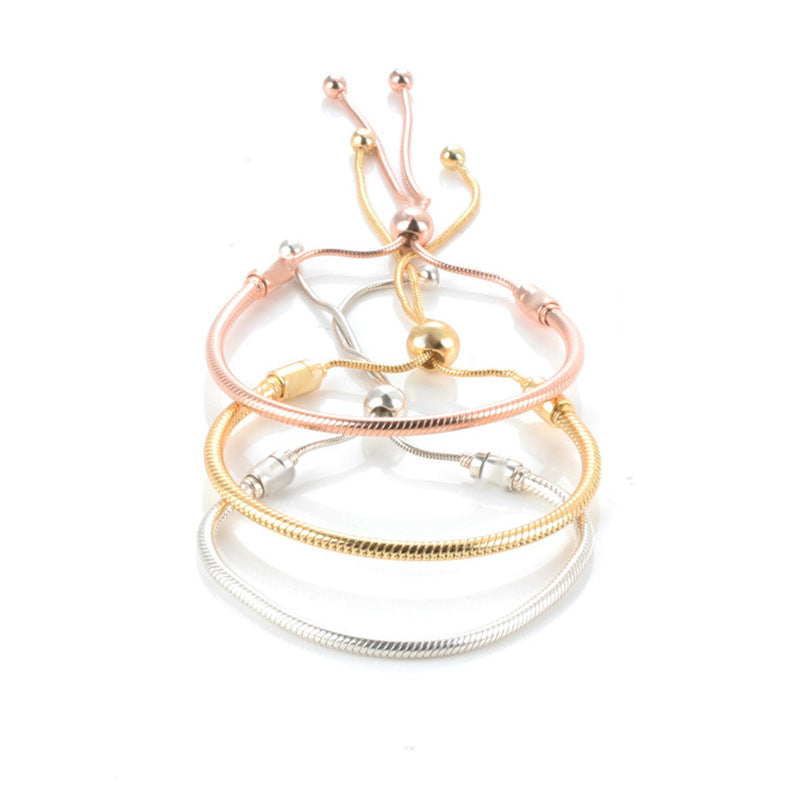 Fashion Adjustable Unisex Snake Chain Bracelet