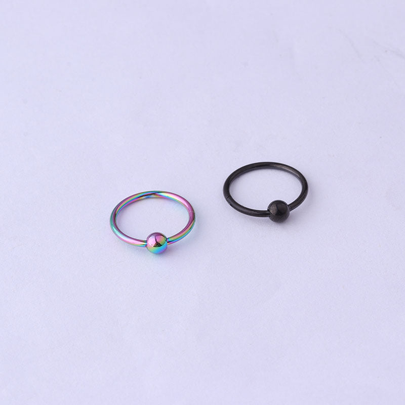 2mm Coil Fashion Stainless Steel Seamless Nose and Ear Ring Piercing Jewelry