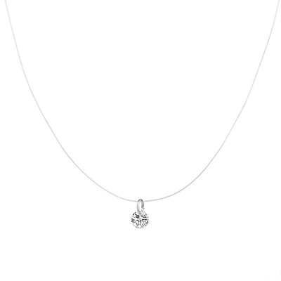 Creative Fashion Transparent Zircon Necklace