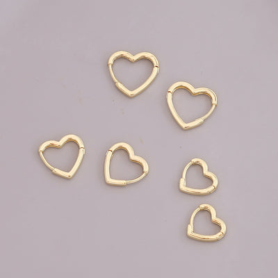 Geometric 18K Gold Gothic Stud Earrings for Nightclub