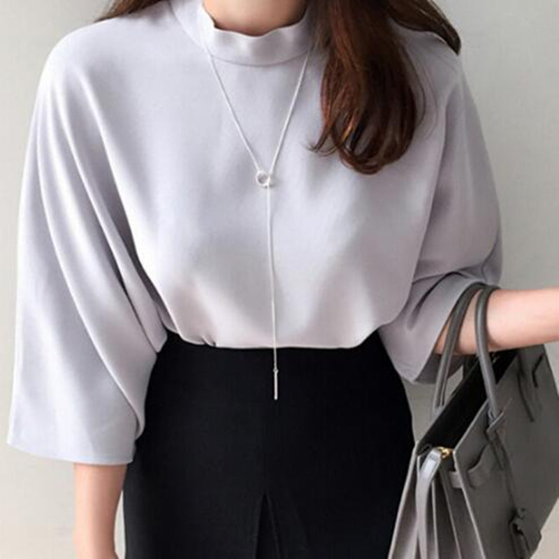 European Simple Long Tassel Circle Necklace for Women