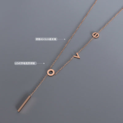 European American Titanium Steel Heart Pendant Necklace with 18K Gold Plating