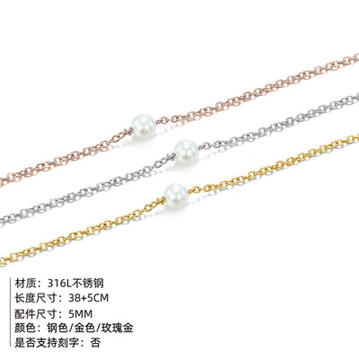 14K Gold Plated Freshwater Pearl Pendant Necklace for Women