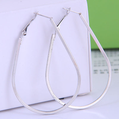 Fashion Statement Water Drop Hoop Earrings