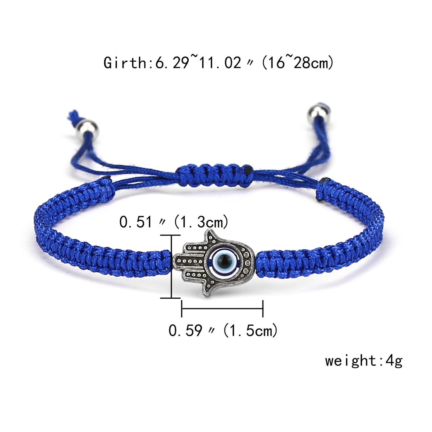 Fashion Evil Eye Braided Bracelet with Colorful Handcrafted Design