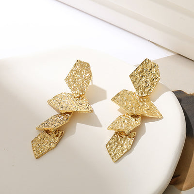 Fashion Geometric Butterfly Alloy Unisex Earrings - 1 Pair