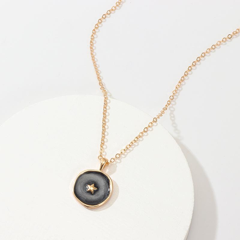 Fashion Stars Moon Heart Pendant Necklace