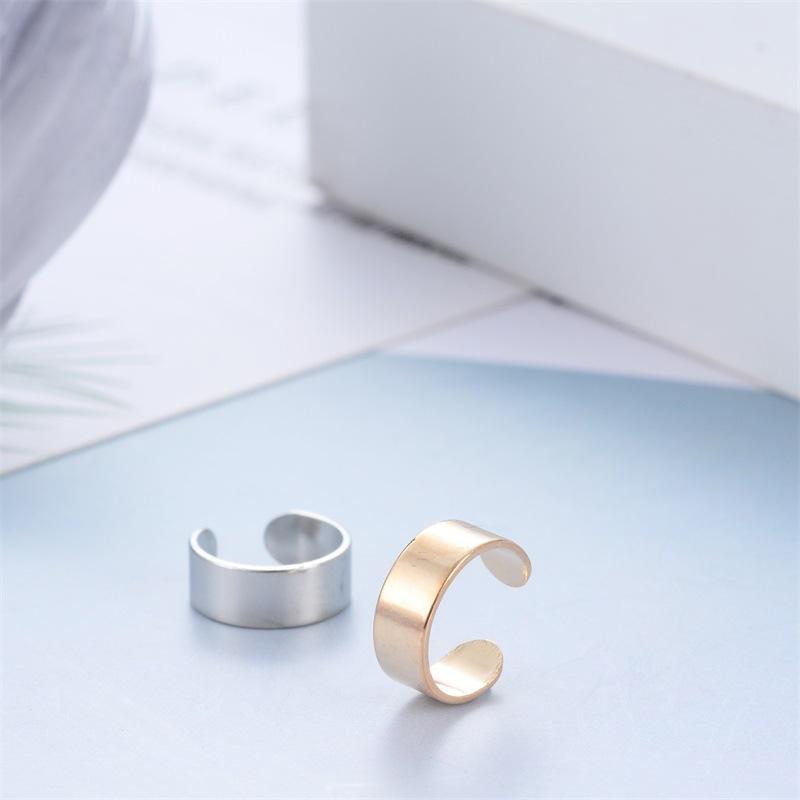 Fashion U-Shaped Ear Cuff Clip-On Earrings Copper Minimalist Design