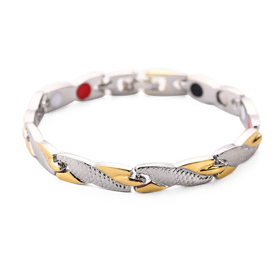 Geometric Alloy Plated Unisex Dragon Pattern Bracelet 7mm Wide
