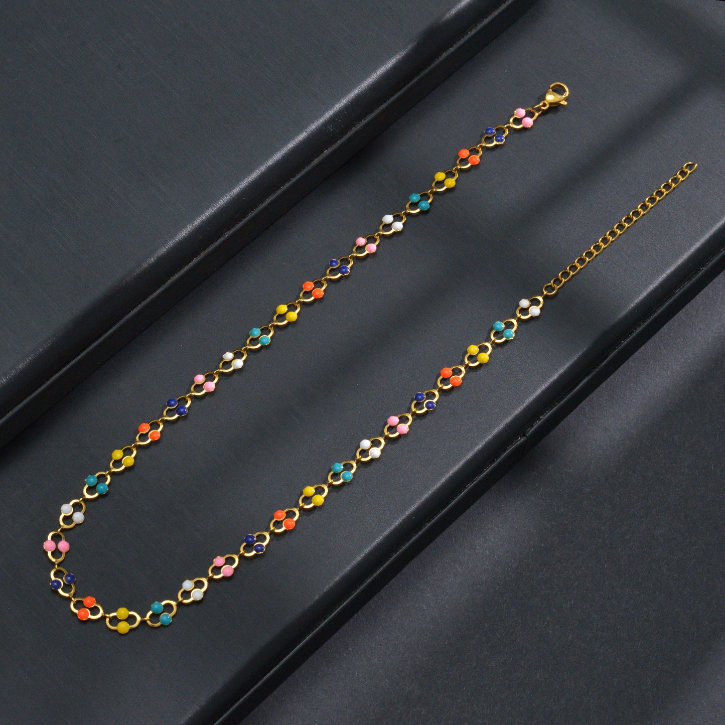 Geometric Heart Pendant Stainless Steel Necklace for Women