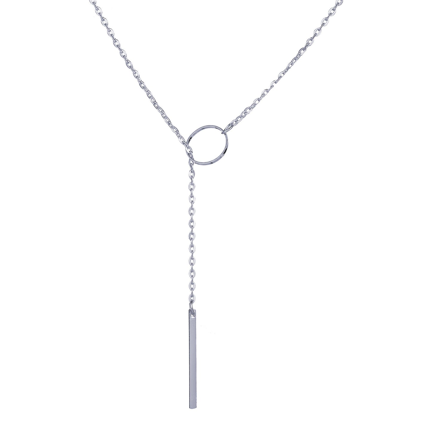Fashion Jewelry Minimalist Metal Circle Short Necklace Choker
