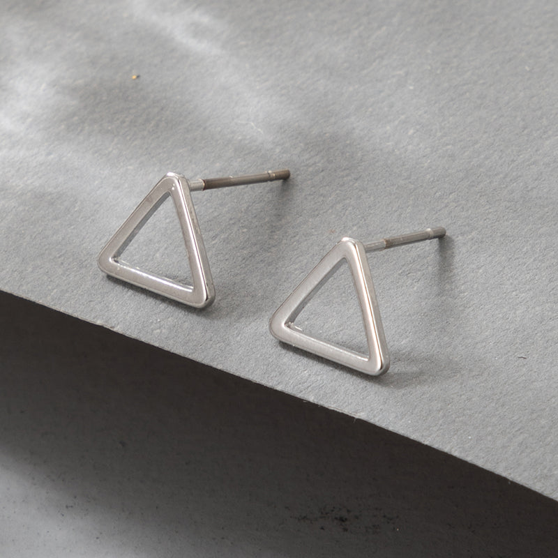 Fashion Minimalist Geometric Triangle Alloy Earrings