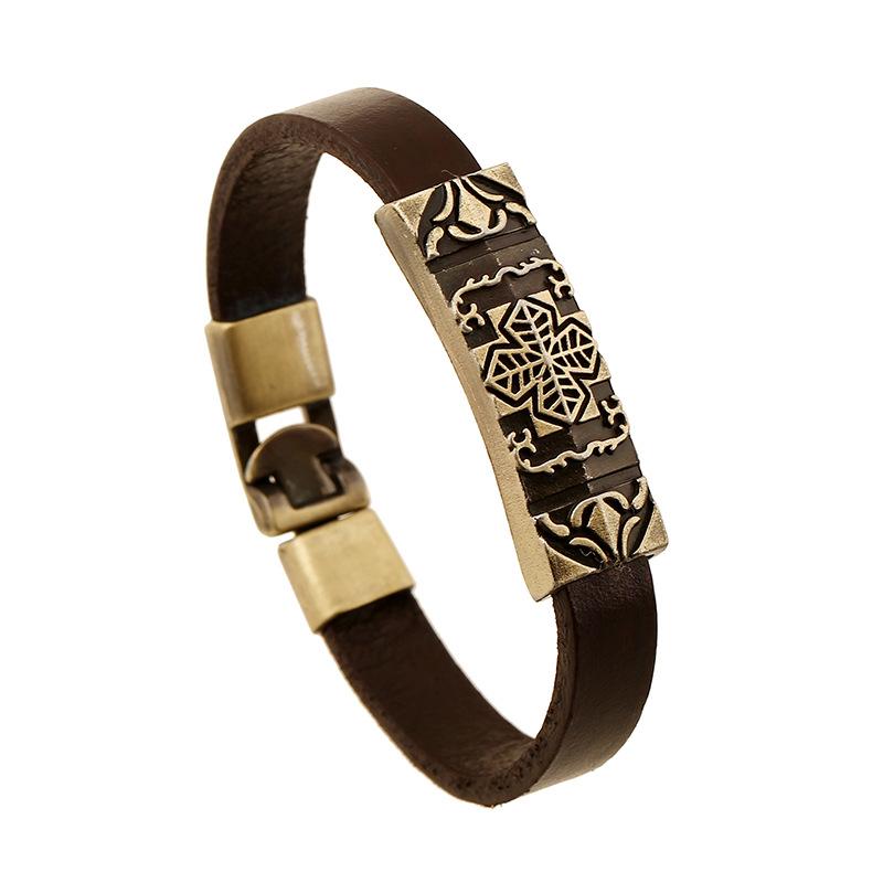 Vintage Leather Bracelet for Couples - Simple Unisex Jewelry