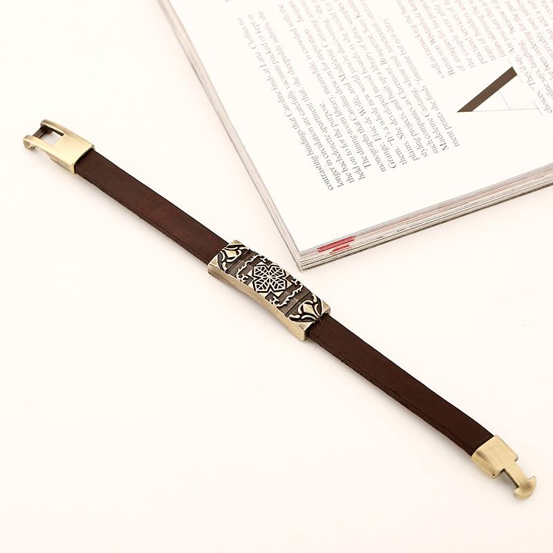 Vintage Leather Bracelet for Couples - Simple Unisex Jewelry