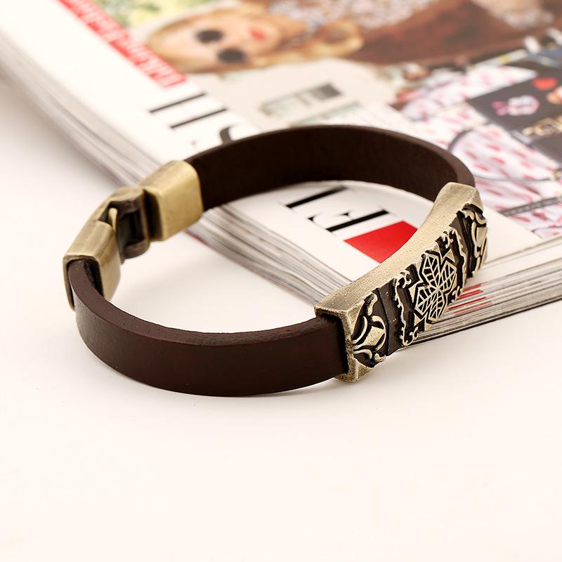 Vintage Leather Bracelet for Couples - Simple Unisex Jewelry