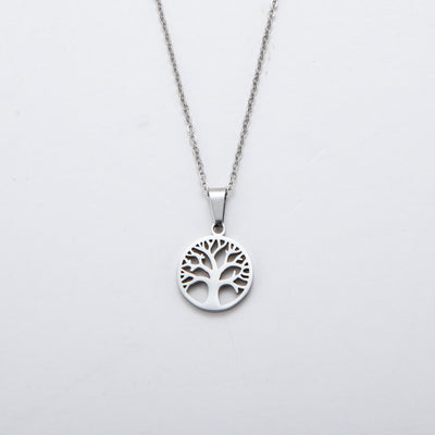 Fashion Tree of Life Stainless Steel Pendant Necklace