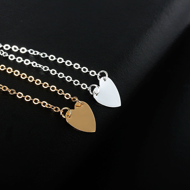 Fashion Simple Love Heart Bracelet and Anklet Jewelry
