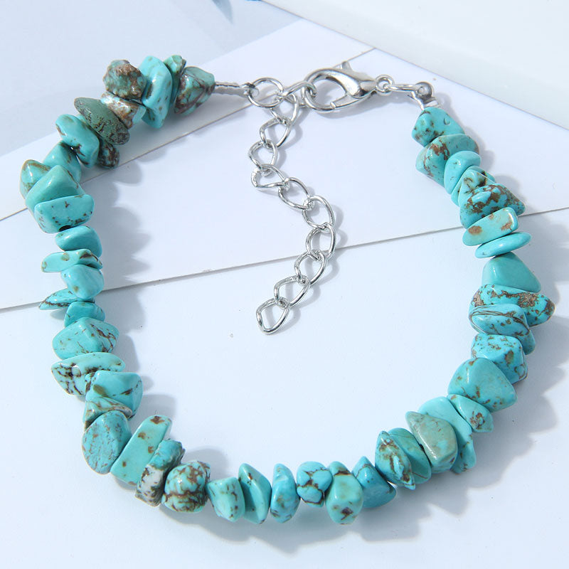 Fashion Minimalist Pink Gravel Shell Bracelet