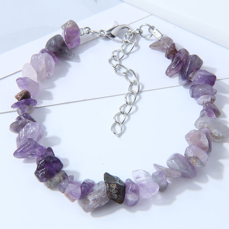 Fashion Minimalist Pink Gravel Shell Bracelet