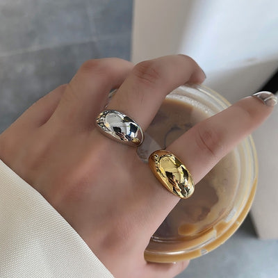 Fashion Geometric Baroque Minimalist Alloy Ring