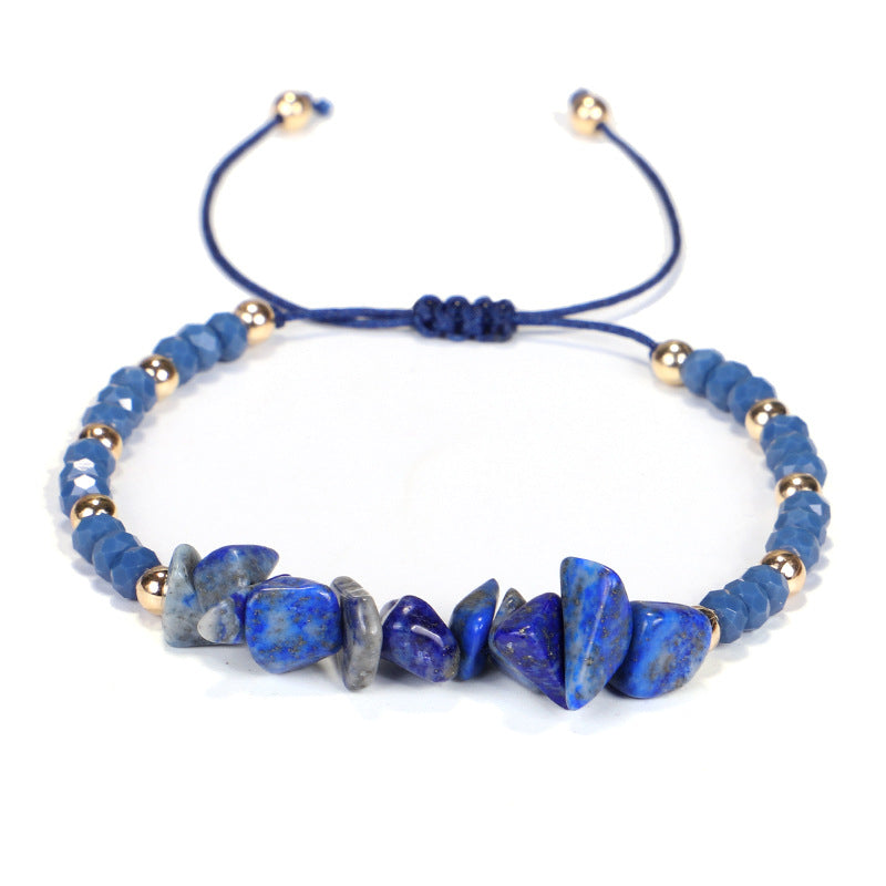 Bohemian Handmade Natural Stone Beaded Bracelet for Women