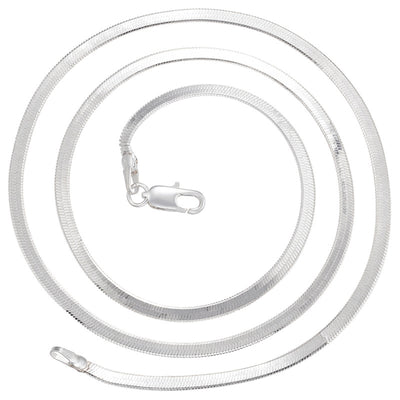 Solid Color Stainless Steel Blade Chain Necklace - Gold Plated Flat Snake Chain for DIY Jewelry