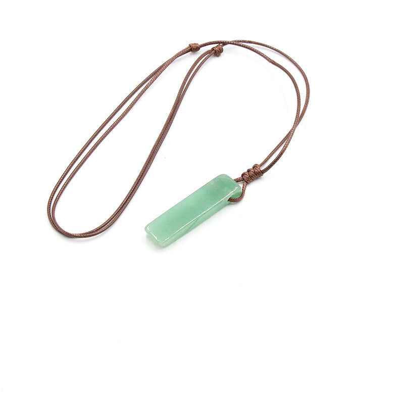 Amethyst and Red Agate Irregular Gemstone Pendant Necklace