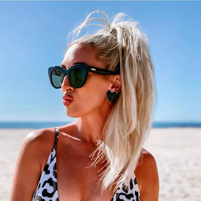 Fashion Women Multicolor Alloy Heart Drop Earrings