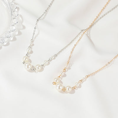 Fashion Simple Pearl Choker Necklace - Minimalist Trendy Design