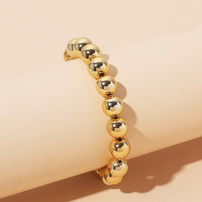 IG Style Minimalist Gold Beaded Layered Unisex Bracelets