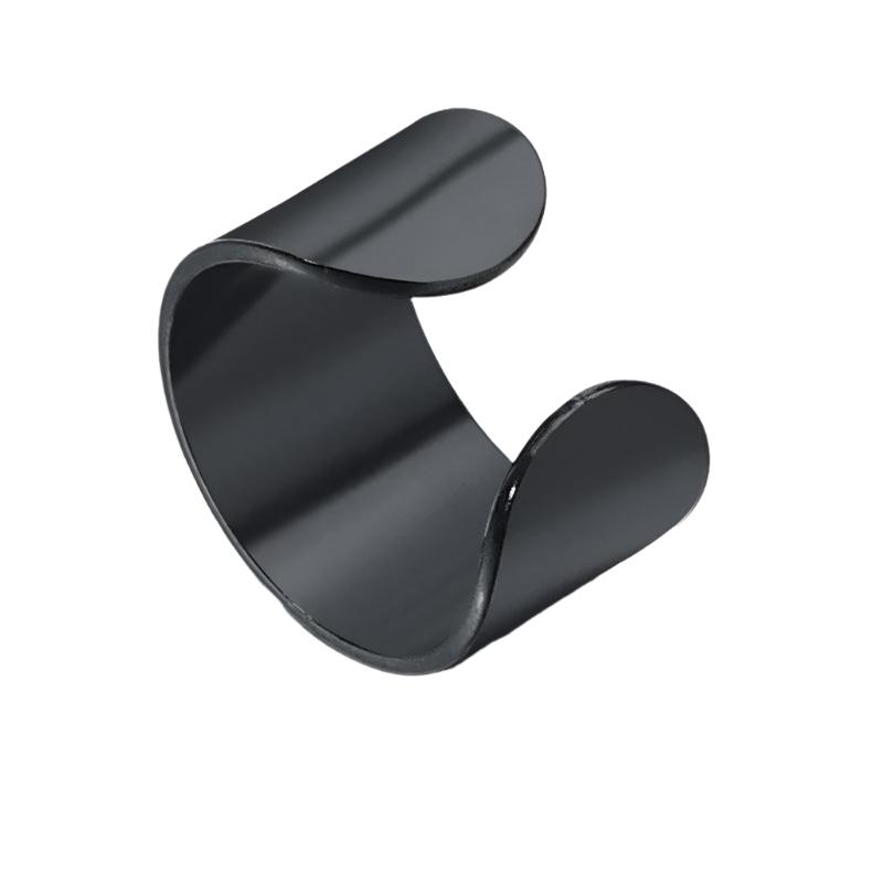 Korean Minimalist Titanium Steel Punk Ear Cuff Clip for Unpierced Ears