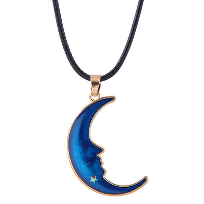 Korean Minimalist Meniscus Wax Rope Necklace