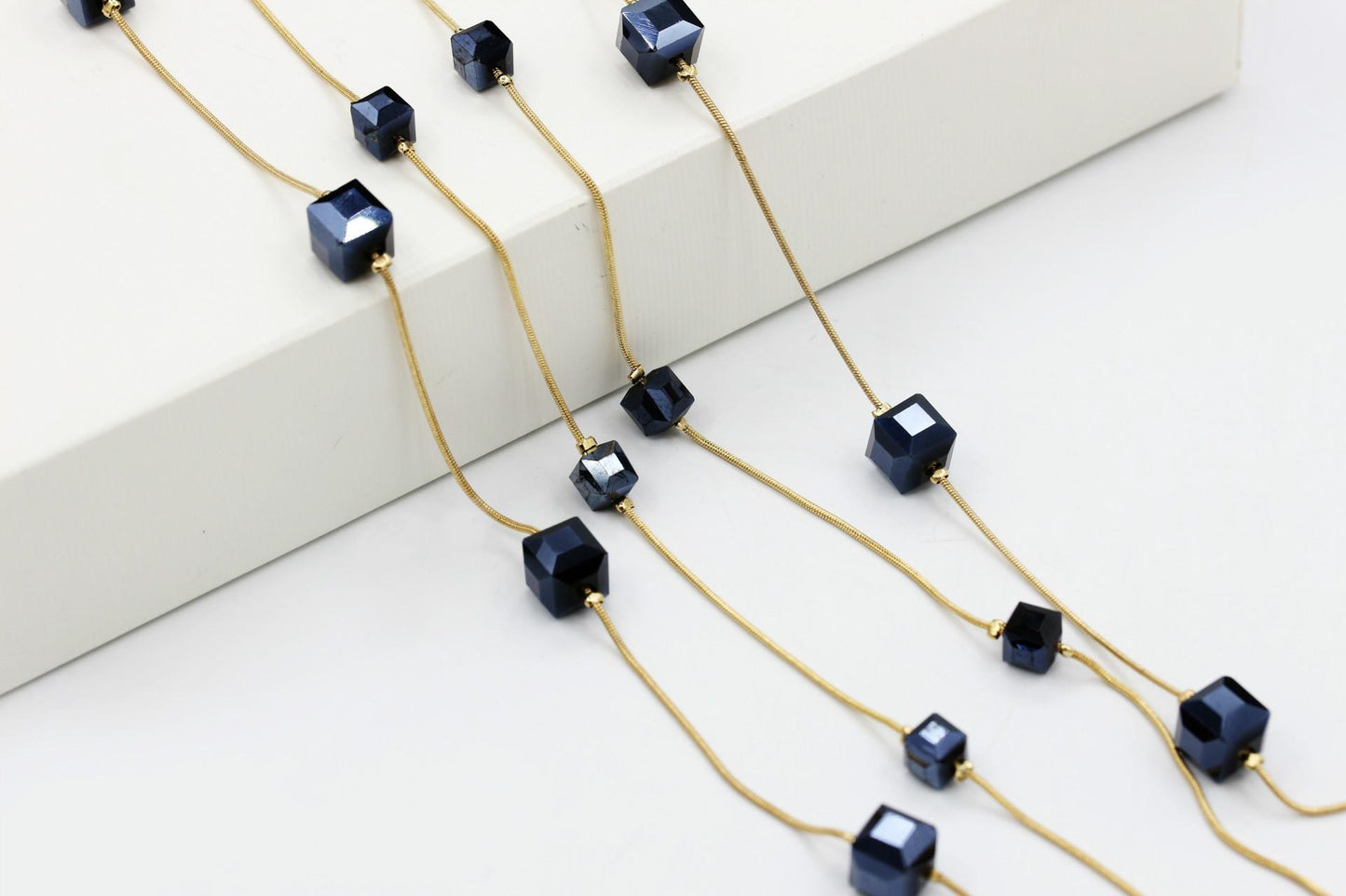 Korean Fashion Crystal Long Pendant Necklace for Women