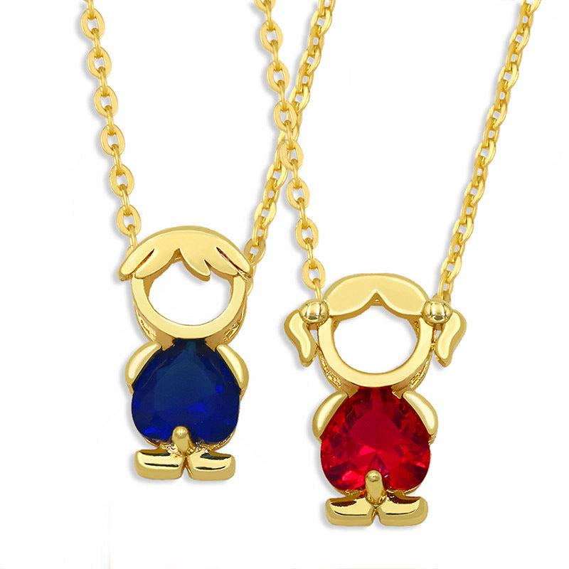 Korean Minimalist Pendant Necklace for Couples