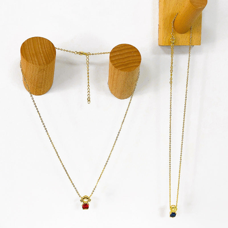 Korean Minimalist Pendant Necklace for Couples