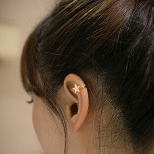 Korean Style Star Heart Moon U-Shaped Ear Clip Fashion Jewelry