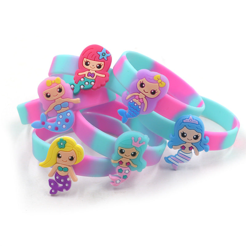 Mermaid Sports Silicone Bracelet - Colorful Wristband
