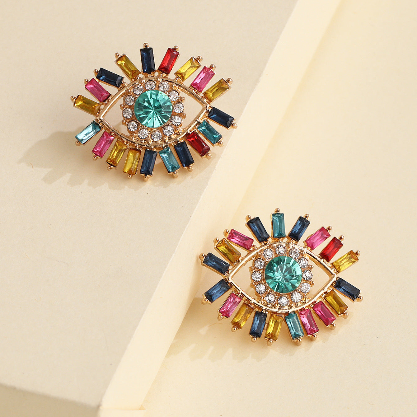 Angel's Eye Korean Style Earrings - French Inspired Demon Design