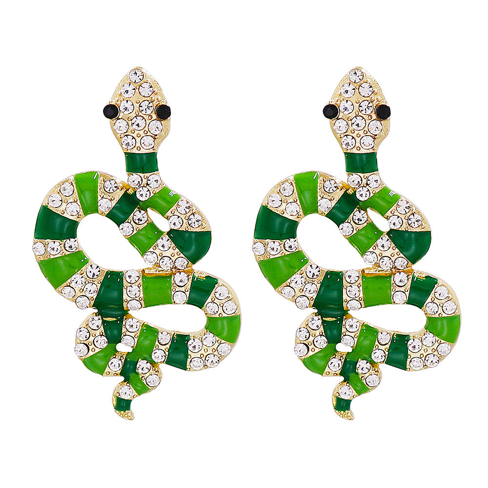 New Creative Snake Design Statement Earrings