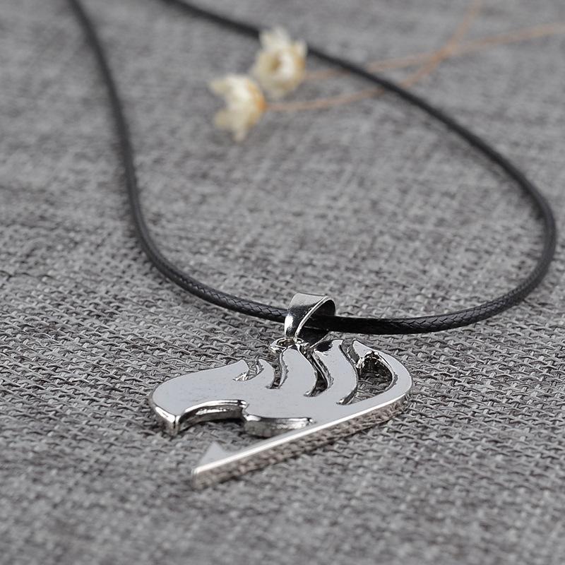 Flame Bird Anime Pendant Necklace - Fairy Tail Guild Symbol Chain