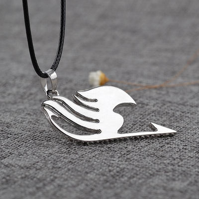 Flame Bird Anime Pendant Necklace - Fairy Tail Guild Symbol Chain