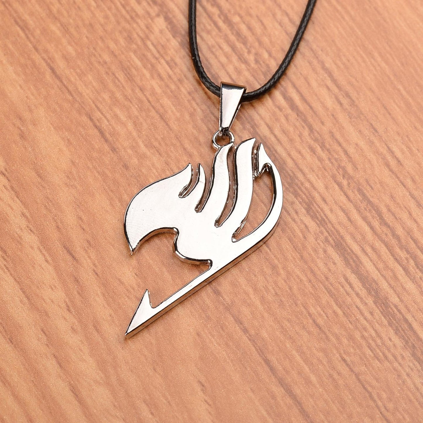 Flame Bird Anime Pendant Necklace - Fairy Tail Guild Symbol Chain