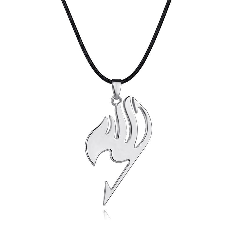Flame Bird Anime Pendant Necklace - Fairy Tail Guild Symbol Chain