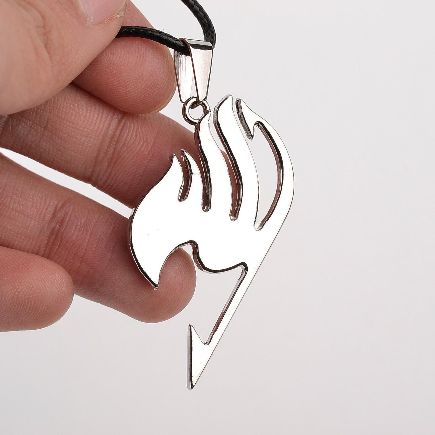 Flame Bird Anime Pendant Necklace - Fairy Tail Guild Symbol Chain