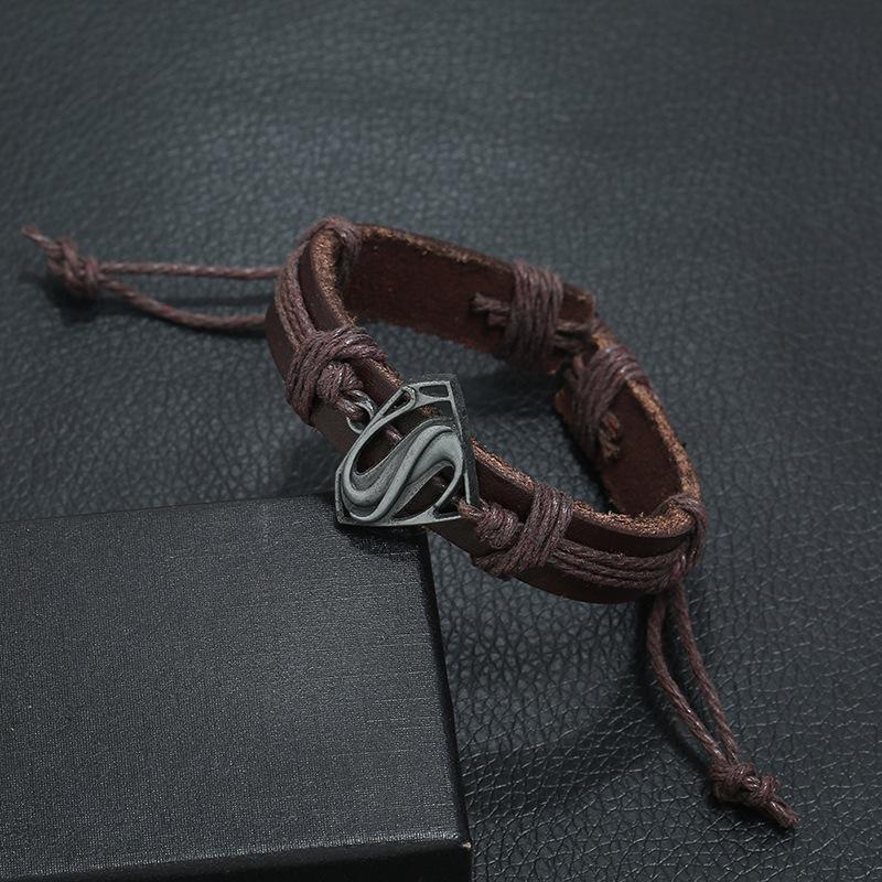Vintage Woven Leather Bracelet for Men and Women